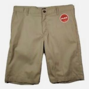 NWT Dickies flat front khaki shorts